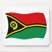 Vanuatu Flag Mousepad Muismat (Voorkant)