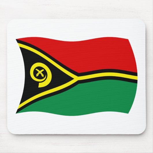 Vanuatu Flag Mousepad Muismat (Voorkant)