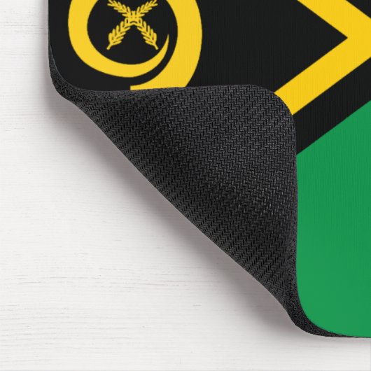 Vanuatu Flag Mousepad Muismat (Hoek)