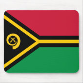 Vanuatu Flag Mousepad Muismat (Voorkant)