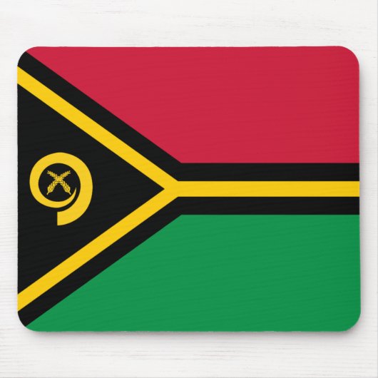 Vanuatu Flag Mousepad Muismat (Voorkant)