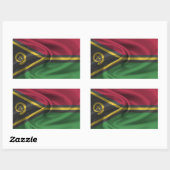 Vanuatu Flag Rechthoekige Sticker (Vel)