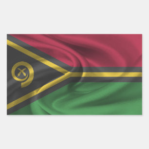 Vanuatu Flag Rechthoekige Sticker