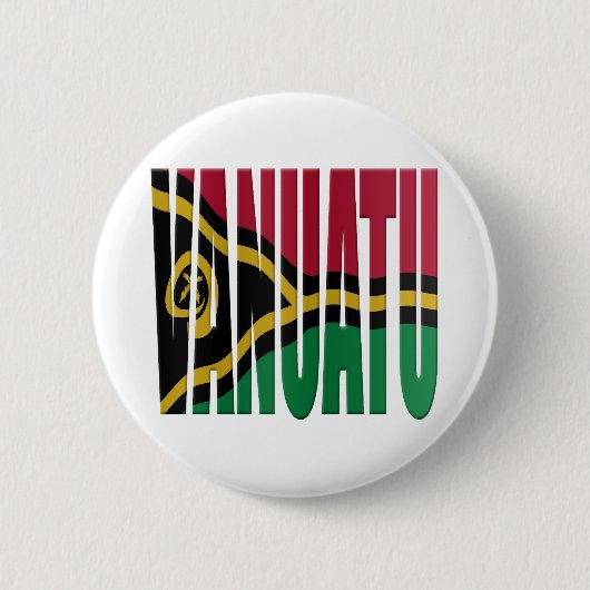 Vanuatu flag ronde button 5,7 cm (Voorkant)