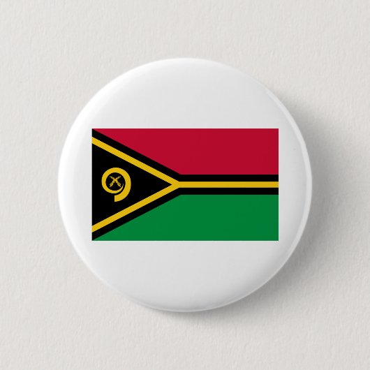Vanuatu Flag Ronde Button 5,7 Cm (Voorkant)