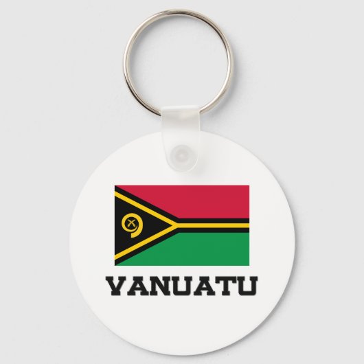 Vanuatu Flag Sleutelhanger (Voorkant)
