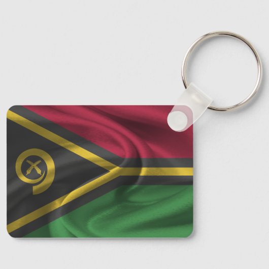 Vanuatu Flag Sleutelhanger (Voorkant)