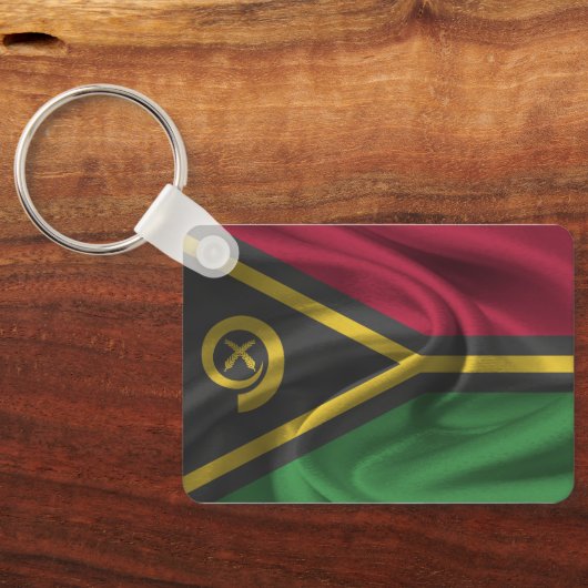 Vanuatu Flag Sleutelhanger (Achterkant)