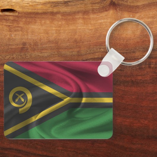 Vanuatu Flag Sleutelhanger (Voorkant)