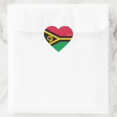 Vanuatu Flag Splendid Patriotic Hart Sticker (Tas)