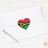 Vanuatu Flag Splendid Patriotic Hart Sticker (Envelop)