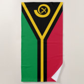 Vanuatu Flag Splendid Patriotic Strandlaken (Voorkant)