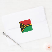 Vanuatu Flag Sticker (Envelop)