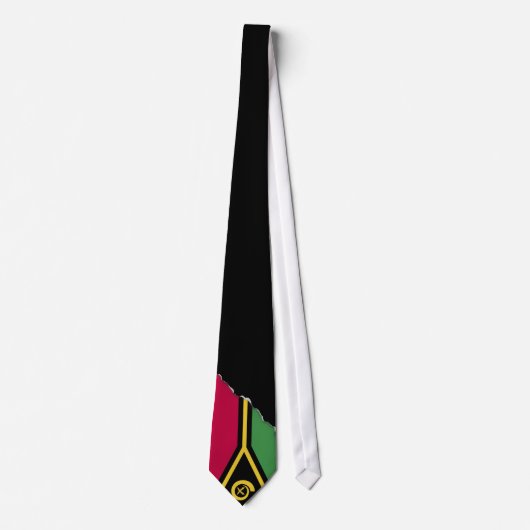 Vanuatu Flag Stropdas (Voorkant)