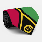 Vanuatu Flag Stropdas (Opgerold)