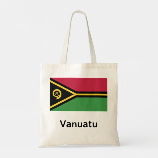 Vanuatu Flag Tote Bag (Achterkant)