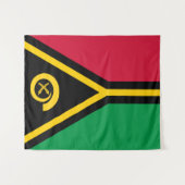 Vanuatu Flag Wandkleed (Voorkant (horizontaal))