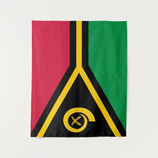 Vanuatu Flag Wandkleed (Voorkant)