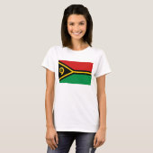 Vanuatu Flag x Kaart T-shirt (Voorkant volledig)
