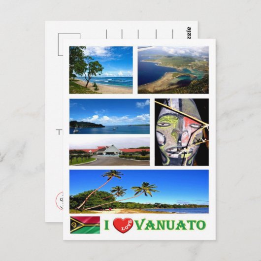 Vanuatu - I Love - Briefkaart (Voorkant / Achterkant)