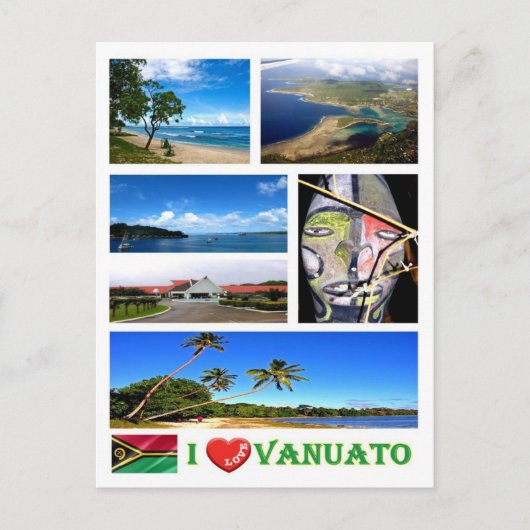 Vanuatu - I Love - Briefkaart (Voorkant)