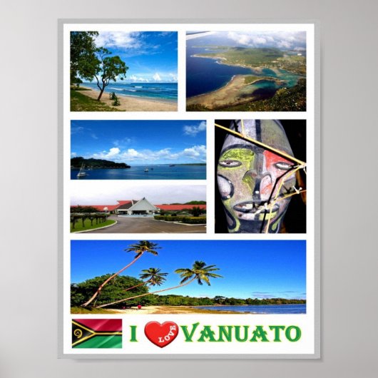 Vanuatu - I Love - Poster (Voorkant)