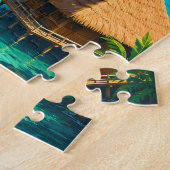 Vanuatu Illustratie Reis Kunst Vintage Legpuzzel (Zijkant)