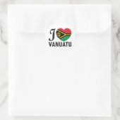 Vanuatu Love Ronde Sticker (Tas)