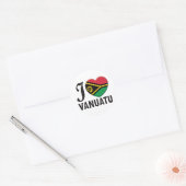 Vanuatu Love Ronde Sticker (Envelop)