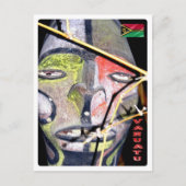 Vanuatu - Masker - Briefkaart (Voorkant)