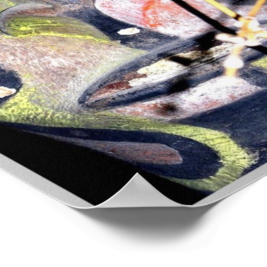 Vanuatu - Masker - Poster (Hoek)