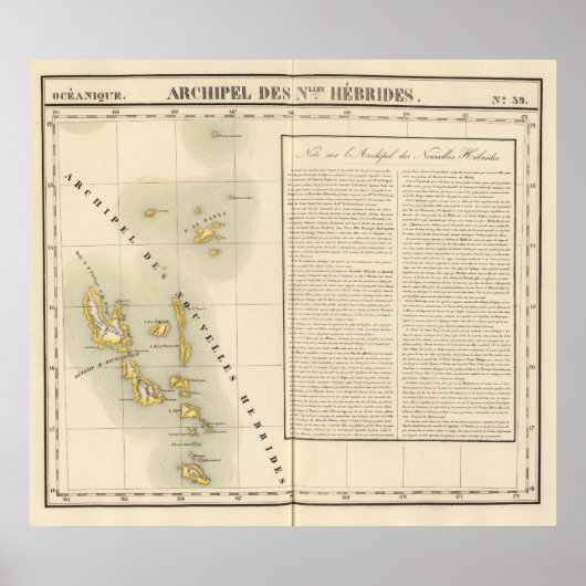 Vanuatu Oceania nr. 39 Poster (Voorkant)