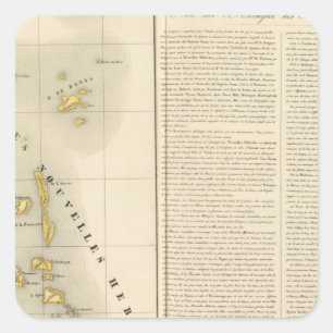 Vanuatu Oceania nr. 39 Vierkante Sticker