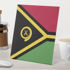 Vanuatu Reclamebord Met Voetstuk