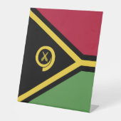 Vanuatu Reclamebord Met Voetstuk (Voorkant)