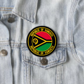 Vanuatu Round Emblem Ronde Button 7,6 Cm (In situ)