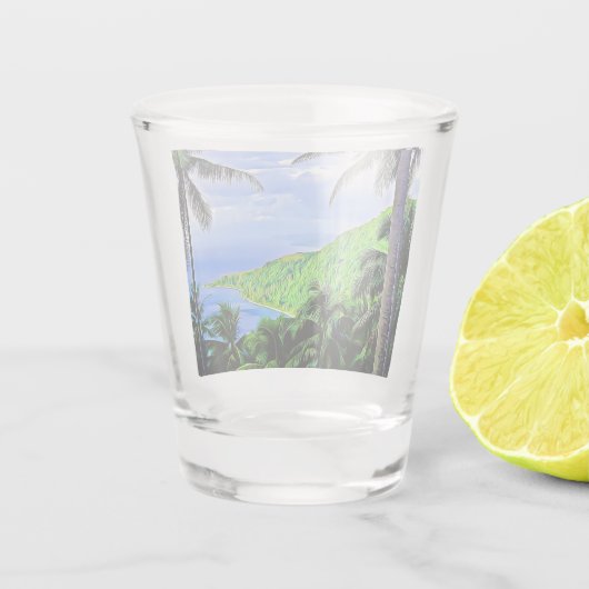 Vanuatu Shot Glas (Achterkant)