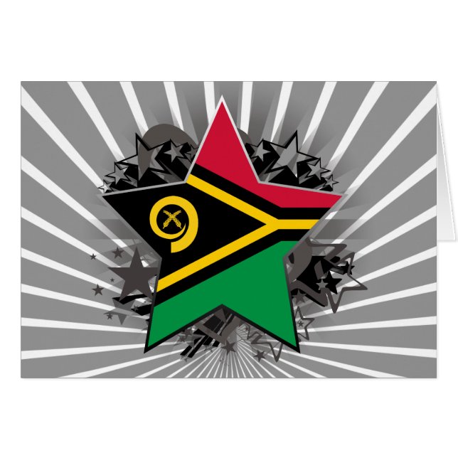 Vanuatu Star (Voorkant Horizontaal)