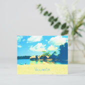 Vanuatu tropisch eilandparadijs briefkaart (Staand voorkant)