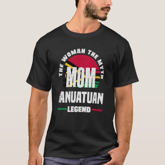 Vanuatu Vanuatuan Vanuatu Moederdag T-shirt (Voorkant)