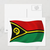 Vanuatu Vlag Ansichtkaart Briefkaart (Voorkant / Achterkant)
