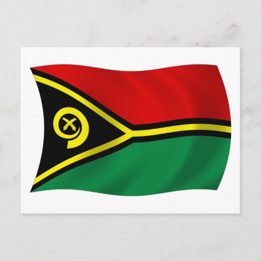 Vanuatu Vlag Ansichtkaart Briefkaart (Voorkant)