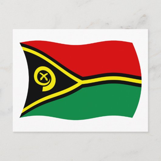 Vanuatu Vlag Ansichtkaart Briefkaart (Voorkant)