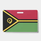 Vanuatu vlag badge (Achterkant)
