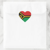Vanuatu Vlag Hart Sticker (Tas)