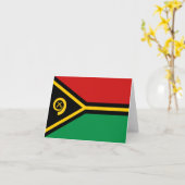 Vanuatu Vlag Notitiekaart (Gele Bloem)