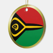 Vanuatu Vlag Ornament (Links)
