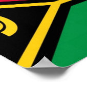 Vanuatu - Vlag - Poster (Hoek)