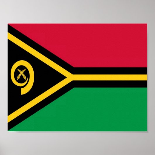 Vanuatu - Vlag - Poster (Voorkant)