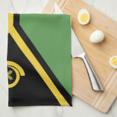 Vanuatu vlag theedoek (Quarter Fold)